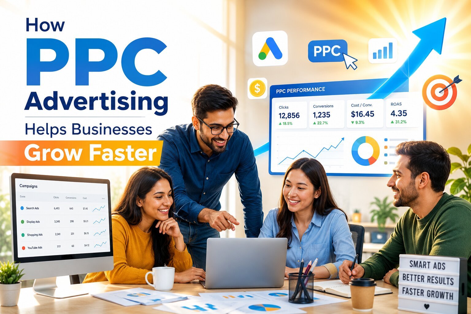 how PPC advertising drives faster business growth